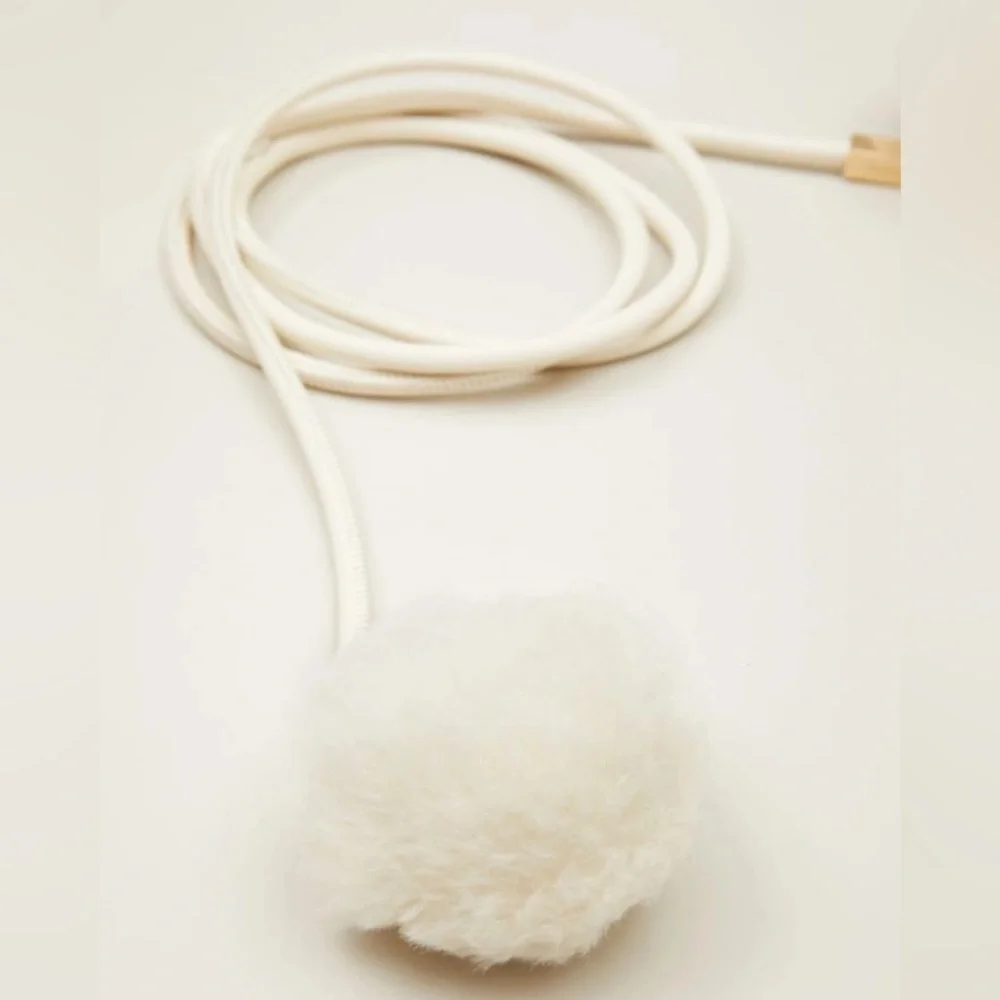 NWOT Max Mara Runway ‘Tubular’ Belt with Pom Pom Size: OS Spring/Summer
